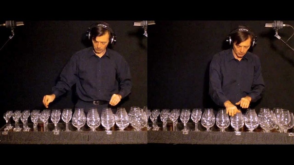 Glass harp music The Moldau