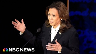 'Shes bleeding out of her car': Harris addresses abortion rights
