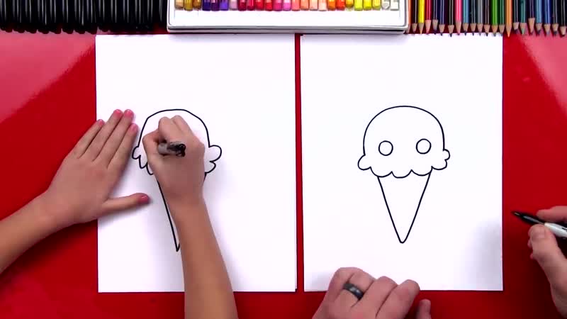 How To Draw A Cute Ice Cream
