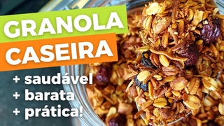Granola caseiro fit - muito fcil e barato - Enzo Neto