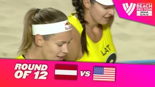 Anastasija/ Tina vs. Hughes/ Cheng - Quarter Finals Highlights Doha 2023 #BeachProTour