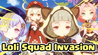 Loli Squad Invasion | Genshin Impact
