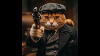The godfather #ai #cats #aicat #sad #cat #story #klingai #kling klingai kling