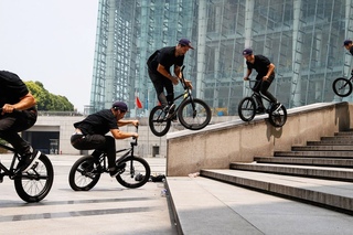 BMX's Garrett Reynolds Lays Down a Street Session in Shanghai | 10 Trick Fix