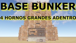 Super Libélula - Rust Diseño de Base de 4 Hornos Grandes y Refineria de Petroleo Pequeña (Bunker)