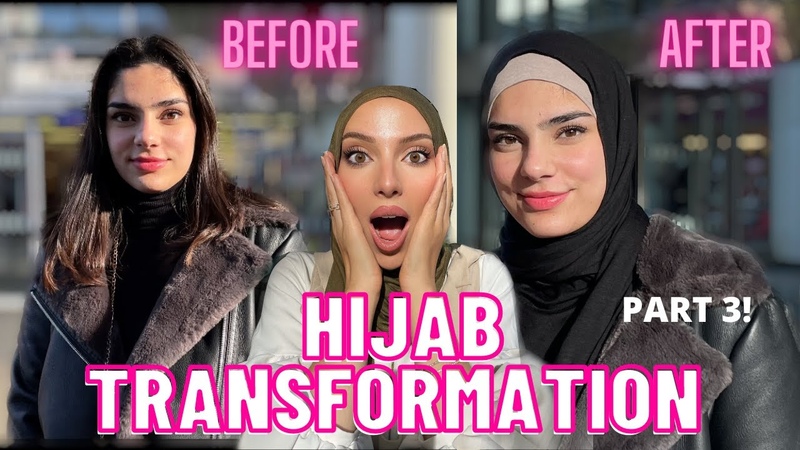 NON HIJABIS TRYING THE HIJAB FOR THE FIRST TIME PART 3 (with a surprise