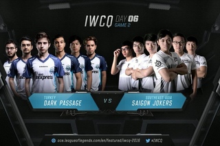 DP vs SAJ Highlights IWCQ 2016 Day 6 Dark Passage vs Saigon Jokers
