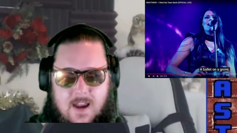Reacting to Nightwish I Want My Tears Back Live First
