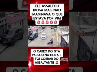 Foi assaltar Idosa, mas não contava com o Motorista !!! #notícias #jovempan #jornalismo #assalto
