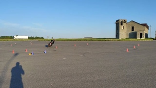 Gymkhana GP 2022 stage 2 / Alexander Sheglov Kawasaki ER-6F / heat 1