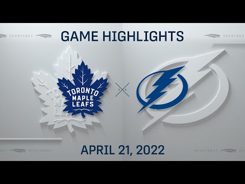 NHL Highlights, Maple Leafs vs. Lightning Apr. 21,