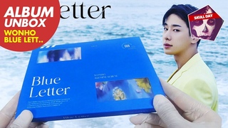 ⭐️UNBOXING WONHO -  BLUE LETTER (Ver.3)⭐️2nd Mini Album Reaction (New Kpop Song) 원호 블루레터 앨범 언박싱 개봉기