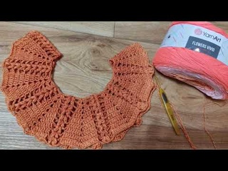 Вяжем вместе летнюю кофточку крючком с круглой кокеткой.