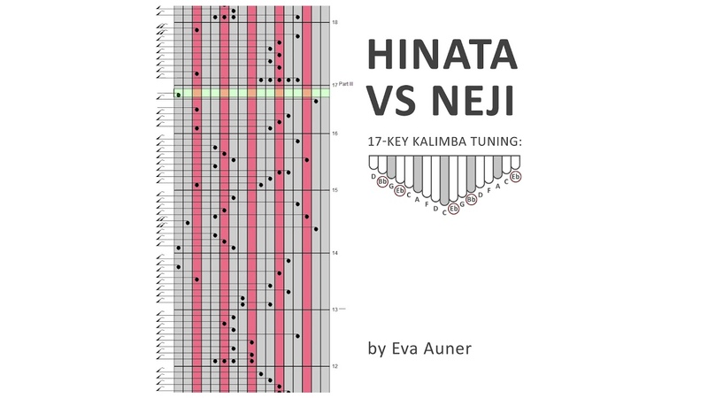 kalimba tabs, 17 key Hinata vs Neji Naruto OST Eva
