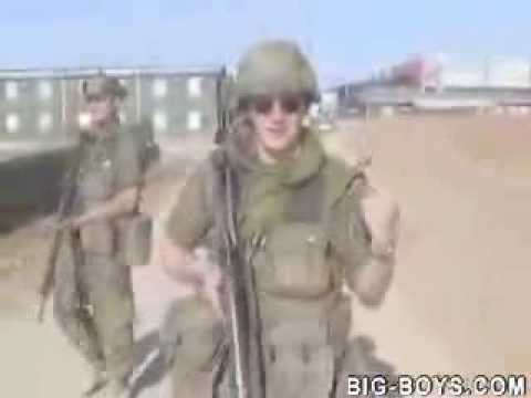 Funny soldiers in Kosovo The beach boys Kokomo