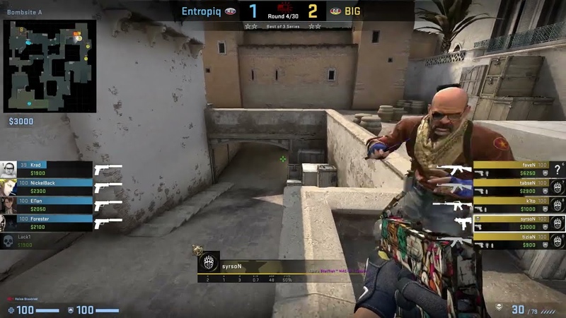 CS: GO POV Demo BIG syrso N (28, 15) vs Entropiq (de dust2) Funspark ULTI 2021