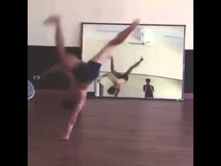 BBOY C-LIL practise power moves 2014