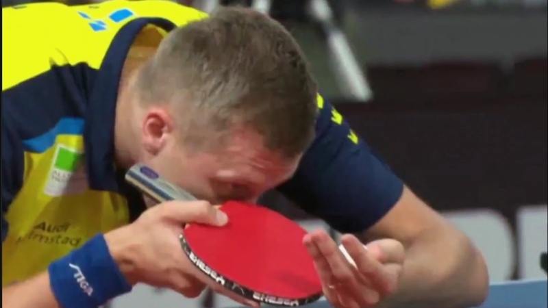 Mattias Falck ( SWE) vs Paul Drinkhall ( ENG), Mens Team, European Championships Highlights (1,