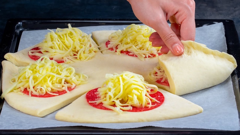 My kids don t want any more pizza. Great appetizer made of dough and 4