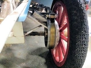 Model -T Go-Kart Shriner Brakes:  Finally a brake system that fits and works!