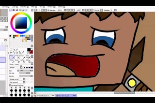 Minecraft рисовалка (Бедняжка) | Minecraft Speed Art