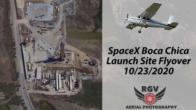Space X Boca Chica Launch Site Flyover 10, 23,