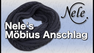 Mbius Loop Schal stricken lernen, Nele's Mbius Anschlag auch fr Anfnger, DIY Anleitung by NeleC.