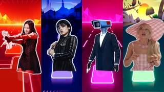 JISOO FLOWER ANIME DANCE vs SKIBIDI TOILET vs IMAGINE DRAGONS Barbie vs WEDNESDAY BLOODY MARY