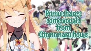 Pomu shares some vocals from NijiEN's Oto no Naru hou e NIJISANJI EN | Pomu Rainpuff
