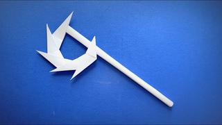 How to Make Paper Battle Spiked Axe | AMAZING PAPER NINJA WEAPONS