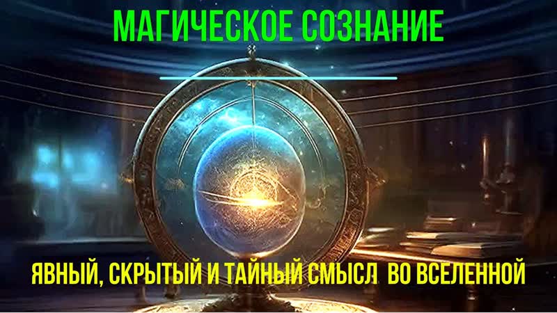 Магическое Сознание. Явный, скрытый и тайный Смысл во