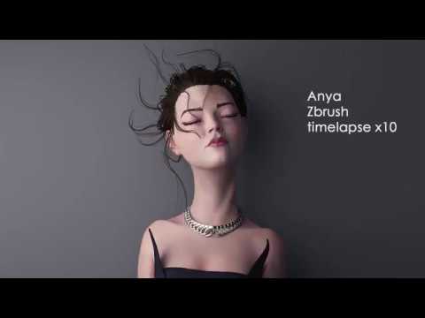 Anya Taylor Joy fanart, Zbrush