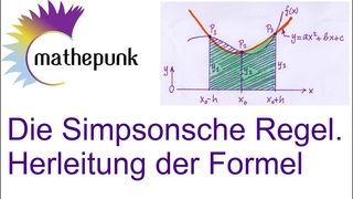 Die Simpsonsche Regel.  Herleitung der Formel