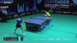 Bruna Takahashi vs Linda Bergstrom | WS SF | WTT Contender Rio de Janeiro 2023