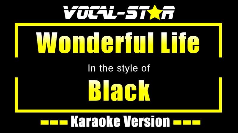 Wonderful Life Karaoke, Black Karaoke