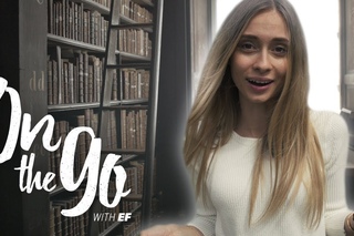 Maria gets literary at Dublin’s Trinity College – On the go with EF #52