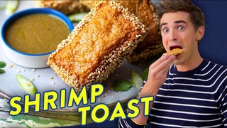 The BEST Crispy Fried Shrimp Toast Recipe! CLICK PLATE