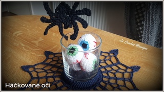 Háčkované oči/Crochet  Crazy Spooky Eyeballs (english subtitles)