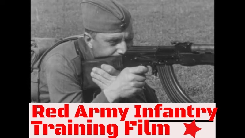 AK 47 RIFLE INFANTRY TRAINING 1960s SOVIET ARMY TRAINING FILM REGULAR AND MOUNTED AK 47