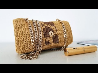 Связала суперский клатч, что бы он наконец-то набрал миллион просмотров👜 crochet bag.