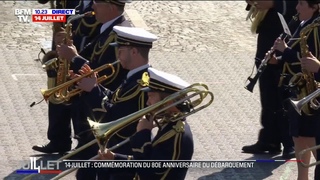 Dfil du 14-Juillet: l'hommage musical pour le 80e anniversaire du Dbarquement