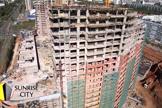 SUNRISE CITY - Процесс строительства / Construction process
