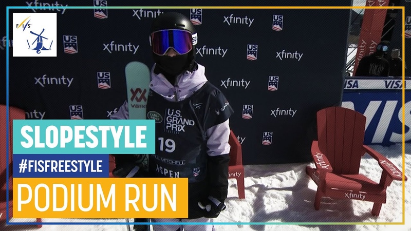 Kirsty Muir, 2nd place, Womens Slopestyle, Aspen, FIS Freestyle