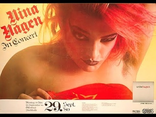NINA HAGEN 2021 “UNBEHAGEN 1980 LIVE TOUR“ EXCLUSIVE